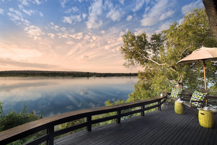 Chundu River Lodge vue sur le Zambèze depuis votre chambre